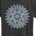 thumbnail image 3 of Instant Message - Radial Watercolor Design - Women's Short Sleeve Graphic T-Shirt, 3 of 6
