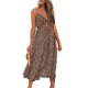thumbnail image 2 of Vestido HUOGUO Fashion para mujer con hombros descubiertos y estampado de verano, 2 of 5