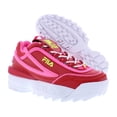 thumbnail image 4 of Fila Disruptor Ii Exp Girls Shoes Size 7, Color: Red/Pink, 4 of 5