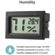 thumbnail image 3 of Paquete de 5 mini higrómetro pequeño termómetro digital higrómetro monitor Lcd interior, kaili Sencillez, 3 of 5