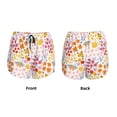 thumbnail image 5 of Xecao's Colorful Floral for a double-layer running short for women, perfect for gym, tennis, and more, featuring a convenient pocket., 5 of 9