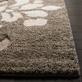 thumbnail image 3 of SAFAVIEH Florida Davin Floral Shag Area Rug, Smoke/Beige, 8' x 10', 3 of 7