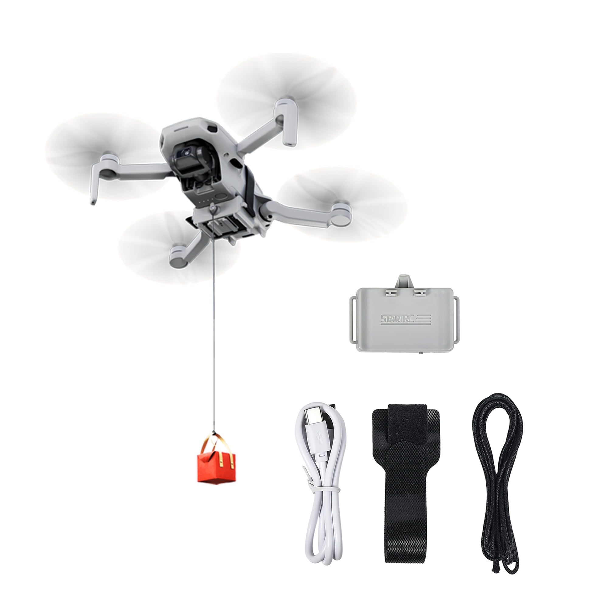 Mini 2 Airdropper - Dispositif de livraison de charge utile - Cadeau de  sauvetage - Accessoire de sauvetage - Pour DJI Mavic Mini/Mini 2 :  : Jeux et Jouets