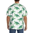 thumbnail image 5 of Cauagu Sea Turtle Men's Short Sleeve Button Down Hawaiian Shirt for Men Bowling Shirts Casual Summer Beach Shirt,XX-Large, 5 of 6