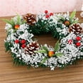 thumbnail image 4 of Handiwork Christmas Garland Wreath Ring Pendant Home Window Door Hanging Decor, 4 of 8