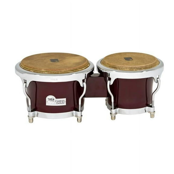 Toca Custom Deluxe Bongos, Dark Wood