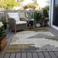 thumbnail image 3 of Dalyn Rugs Machine Washable Indoor/Outdoor Chantille Brown 3' x 5' Rug, 3 of 9