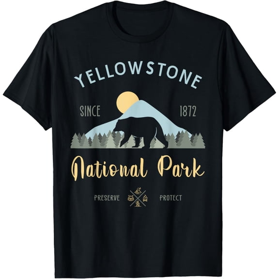 Exquisite and comfortable-Outdoor National Park Yellowstone National Park T-Shirt