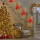 thumbnail image 5 of Guirnalda navideña iluminada 2023, adorno de escalera preiluminado inalámbrico, guirnaldas colgantes en forma de lágrima para escaleras, decoración de coronas navideñas para puerta de entrada, pared,, 5 of 8