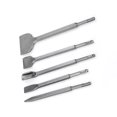 thumbnail image 4 of 5pcs SDS Plus Chisel Set for Electric  Hammer, Point, Groove, Flat Chisels, Hardened Steel, Optimal Shape, Different Working  for Breaking Stone, Concrete, and More, 4 of 7