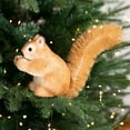 thumbnail image 4 of Adornos navideños, adornos navideños, regalos navideños, adornos navideños, colgantes, simulación, lindo muñeco de árbol de Navidad, pequeño colgante, ardilla marrón, 4 of 6