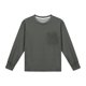 thumbnail image 4 of Cowsor Girl's Crew Neck Solid Color Sweatshirts with No Hood Casual Color Block Long Sleeve Pullover Tops, 4 of 7