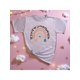 thumbnail image 2 of Playera Blusa De Mamá Estilo Arcoiris – Amor, Arcoíris y Corazones en Cada Suspiro Color Lila Talla Grande Marca Emil SaEs, 2 of 4