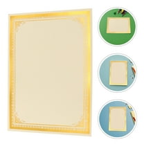 Tineasur Printable Golden Certificate Paper Clear Printing for Awards