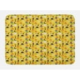 thumbnail image 1 of Ghost Bath Mat, Colorful Pattern with Variety of Halloween Elements in Cartoon Style Fun Halloween, Plush Bathroom Decor Mat with Non Slip Backing, 29.5" X 17.5", Multicolor, by Ambesonne, 1 of 2