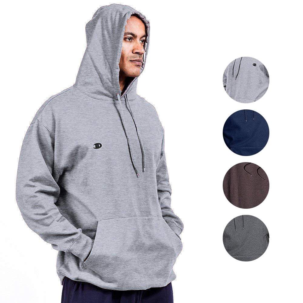 Champion - Champion Mens Big and Tall Fleece Pullover Hoodie With Mesh ...