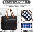 thumbnail image 4 of Shiyou - Sacs à Lunch pour Femmes - Boîte à Lunch Réutilisable Sac Adulte à Lunch, Noir, 4 of 4