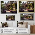 thumbnail image 4 of Designart "Retreat Regal Castles Royal painting" Architecture Floater Framed Wall Art Print, 4 of 7