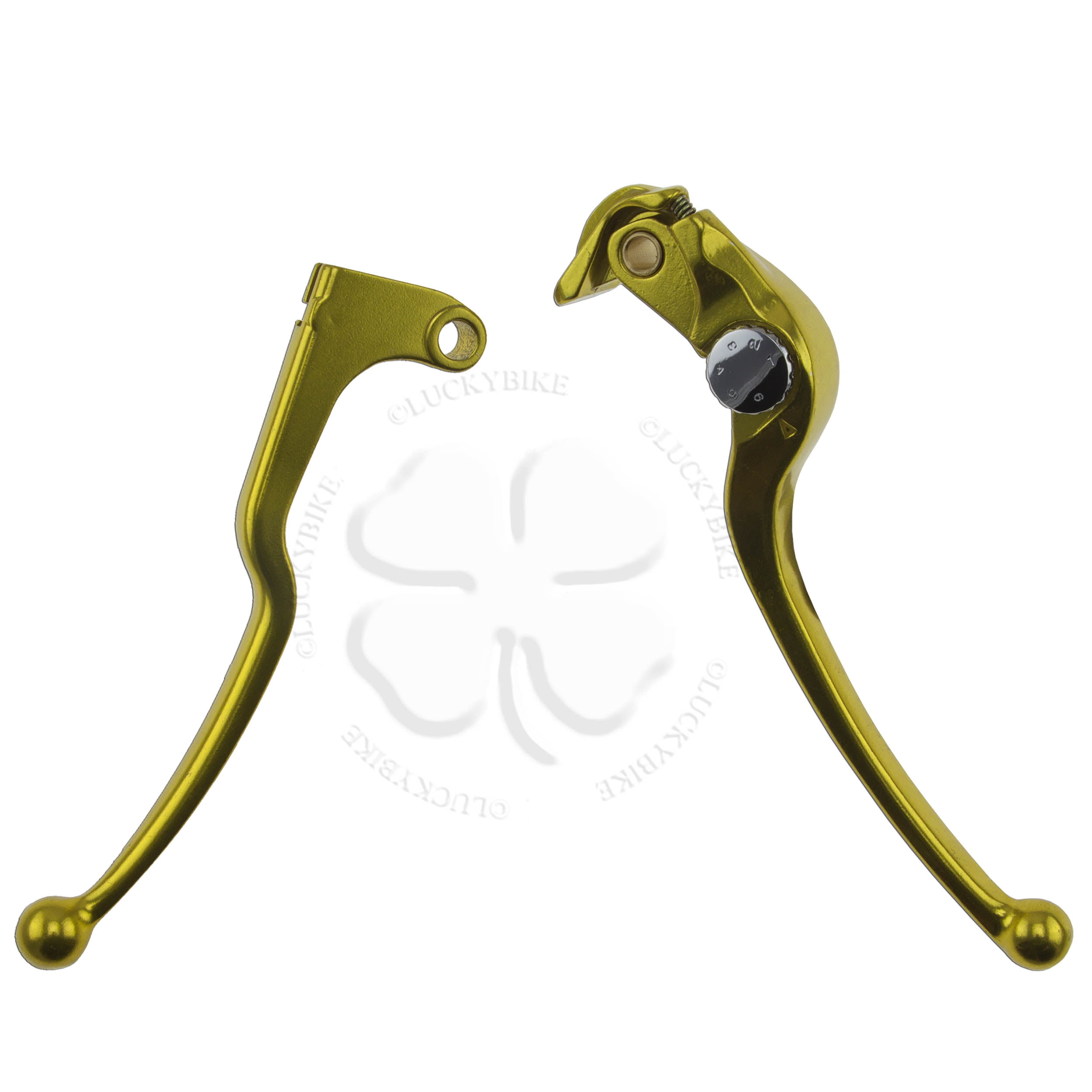 Gold Brake Clutch Hand Levers Sets Suzuki GSXR 600 750 1000 Gixxer