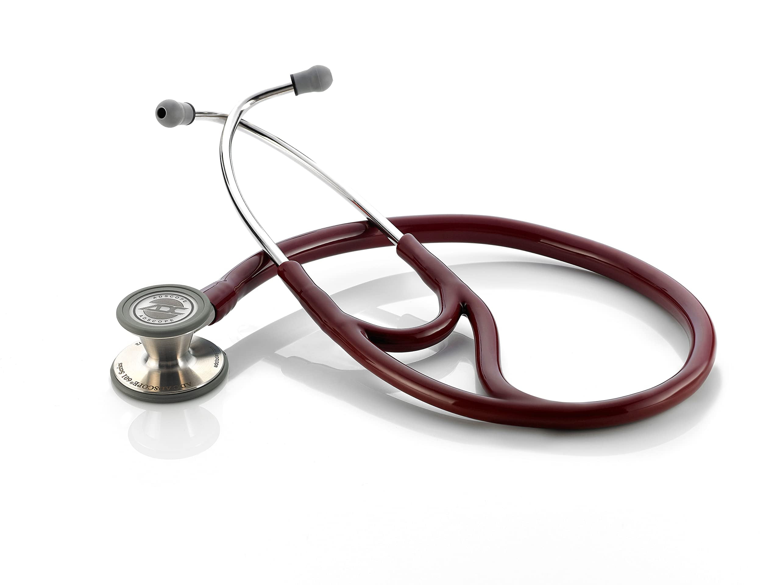American Diagnostication ADC 601BD Adscope 601 Cardiology Stethoscope, Burgundy