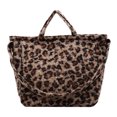 thumbnail image 1 of Cuerpo Cruzado Elegante Mujer Hombro Retro Mujeres Cordero Leopardo Vagabundo, 1 of 9