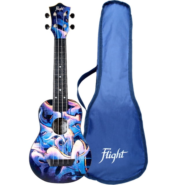 Flight Tus-40 Graffiti Ukelele Soprano C/funda Flight Ukulele TUS40GRAFF