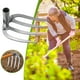 thumbnail image 4 of Rastrillo de Jardín de Acero de 4 Dientes | Cultivador y Desherbador de Hierro de Alta Resistencia | para Aireación Del Suelo, Horticultura y Paisajismo | Construcción Totalmente de Acero, 4 of 6
