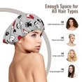 thumbnail image 6 of Cute Silhouette Dog Silk Bonnet for Sleeping Women Men, Adjustable Elastic Satin Bonnet Bonnet for Sleeping, Soft Cute Similar Silk Curly Hair Bonnet for Sleeping, 6 of 7