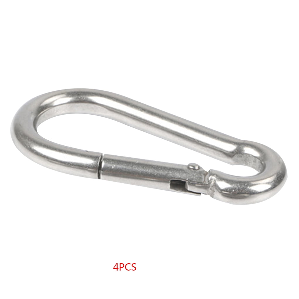 Heavy Duty Stainless Steel Carabiners Clip Hooks for Hiking Climbing 5/7/8cm 