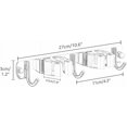 thumbnail image 2 of Soporte para herramientas de jardín, soporte para escobas montado en la pared, soporte para fregona y escoba, organizador de escobas, soporte para escobas de acero inoxidable para cocina, baño, jardí, 2 of 5