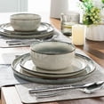 thumbnail image 2 of AmorArc Ceramic Cereal Bowls Set of 2 for Kitchen, 22oz Stoneware Soup Bowls Set for Cereal Soup, Modern Kitchen Bowls for Meal, Dishwasher &Microwave Safe, Reactive-Green Wheat, 2 of 4