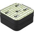 thumbnail image 2 of Coolnut Panda and Bamboo Small Jewelry Box, Travel Portable Square Jewelry Case for Ring, Pendant, Earring, Necklace Organizer Storage Holder Boxes Women Gifts, 2 of 7