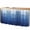 Indigo, Sky, White, Cream, variant on Turquoise Boho Cabinet Curtains 28"W x 35L, Teal Ombre Floral Ethic Tribe Under Sink Skirt for Bathroom Vanity Kitchen Self Adhesive, Dust-Proof Privacy Curtain for Closet Shelves Laundry Room