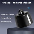 thumbnail image 2 of Mini Traqueur pour Animaux, Collier de Suivi de Localisation Intelligent pour Animaux, Petit Localisateur pour Chats, Chiens, Suivi en Temps Réel dans le Monde Entier, Sans Frais Mensuels, Compatible avec iPhone Android (4), 2 of 7