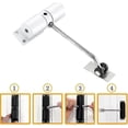 thumbnail image 1 of Automatic Door Closer, Outdoor Door Closer, Stainless Steel Spring Closer, For Automatically Closing Various Doors (white), 1 of 5
