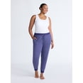 thumbnail image 2 of Joyspun Women's Cozy Lounge Collection Hacci Knit Sleep Joggers, 29'' Inseam, Sizes XS-3X, 2 of 6