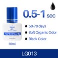 thumbnail image 1 of Pegamento para extensión de pestañas extra fuerte, retención de tiempo de secado de 0,5-1 segundos, adhesivo negro de uso profesional de 5-10 semanas （LG 0013(10 ml), 1 of 5