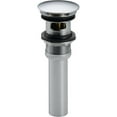 thumbnail image 2 of Delta 72173 Push Pop-Up with Overflow, Chrome, 2 of 2