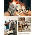 thumbnail image 5 of Stocking Stuffers for Adults Men Women: Fuzzy Slipper Socks with Grips Winter Thick Warm Cabin Thermal Socks Comfy Non Slip Cozy Holiday Christmas Gifts for Men Women Husband Wife Dad Mom, 5 of 10