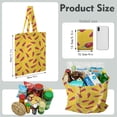 thumbnail image 5 of Sac Fourre-Tout en Toile Piments Mignon Motif Légumes Rouges Épicés Illustration Peinture Esthétique Kawaii Dessin Animé Réutilisable Écologique Léger Pliable, 5 of 5