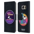 thumbnail image 1 of Head Case Designs Officially Licensed Peanuts Snoopy Aloha Disco Night Surfer Leather Book Wallet Case Cover Compatible with Samsung Galaxy S7, 1 of 6