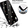thumbnail image 2 of Lovely Cases Compatible with iPhone 7 Plus,Flower Floral Design Soft TPU&Aluminum Hard Back Shockproof Protective Anti-Fall Gilry Cover Case for iPhone 8/7 Plus, 2 of 6