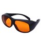 thumbnail image 5 of Gafas de seguridad de 190 a 490 nm, montura negra, lente naranja OD5, gafas de protección ocular con bloqueo de luz para salón de belleza en casa, 5 of 9