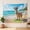 A, variant on XaaKee Tapestry Wall Hanging Llama Snorkeling High-Quality Polyester Tapestry For Bedroom 60x40Inch