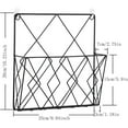 thumbnail image 2 of Revistero metálico de pared - Para baño, cocina, oficina, 2 of 5
