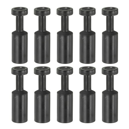 Uxcell 1/2 Inch Push to Connect Fitting Plug Pneumatic Air Fittings Plug 10 Pack