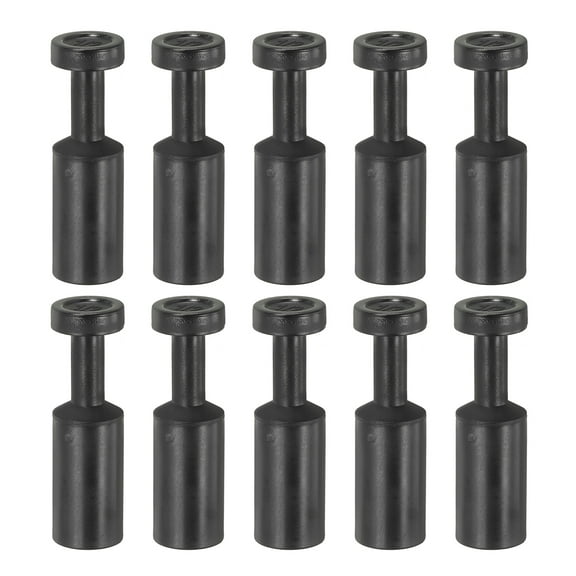 Uxcell 1/2 Inch Push to Connect Fitting Plug Pneumatic Air Fittings Plug 10 Pack