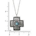 thumbnail image 3 of Jessica Simpson Faux Turquoise Stone Cross Necklace, 3 of 4