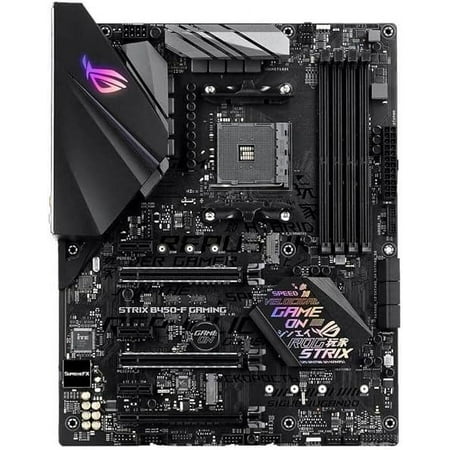 Open Box ASUS ROG Strix B450-F Gaming Motherboard (ATX) AMD Ryzen 2 AM4 DDR4 DP - Black