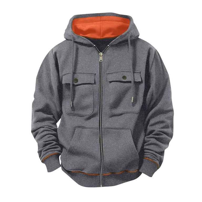 werkhoodies voor heren, pullover met halve rits, hoodie met trekkoord, ongedwongen atletiekhoodies, hoodie met losse pasvorm en lange mouwen, warme truien voor de herfst en winter, sweater met ritszak werkhoodies voor heren, pullover met halve rits, hoodie met trekkoord, ongedwongen atletiekhoodies, hoodie met losse pasvorm en lange mouwen, warme truien voor de herfst en winter, sweater met ritszak
